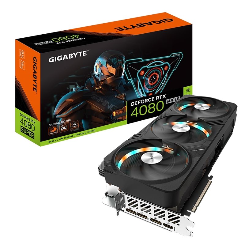 Gigabyte (Outlet) GeForce RTX 4080 SUPER GAMING OC -näytönohjain, 16GB GDDR6X