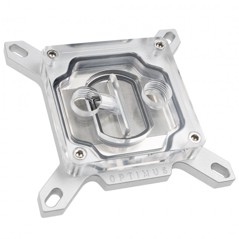 Optimus Foundation CPU Block, Intel LGA 1700, hopea/nikkeli