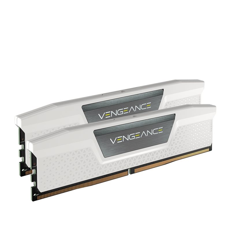 Corsair 48GB (2 x 24GB) Vengeance, DDR5 6000MHz, CL30, 1.40V, valkoinen/harmaa