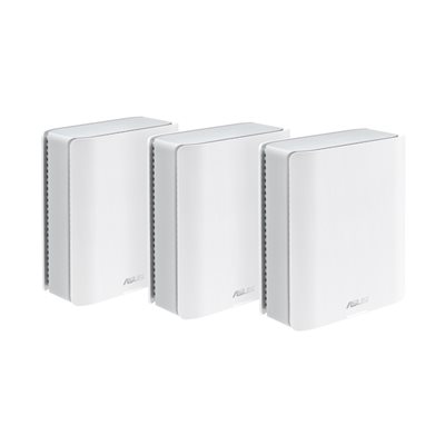 Asus ZenWiFi BT8, Tri-band Wi-Fi 7 (802.11be) Mesh -järjestelmä, 3 kpl, valkoinen