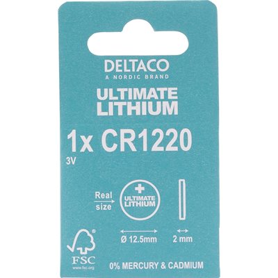 Deltaco CR1220 -paristo