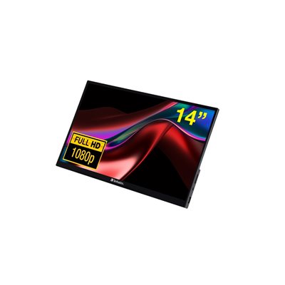 Verbatim 14" PMT-14, Full HD -mobiili/kosketusnäyttö, musta