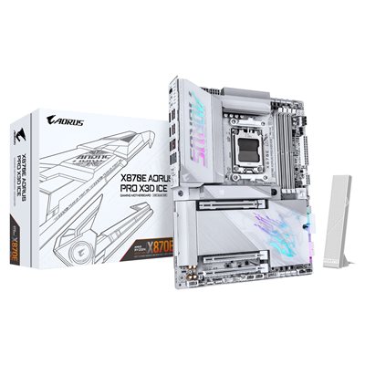 Gigabyte X870E AORUS PRO X3D ICE, ATX-emolevy
