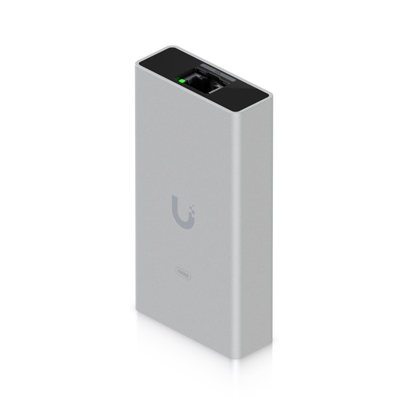 Ubiquiti 10 Gigabit Ethernet -verkkoadapteri, 3.2 Gen1 USB-C, hopea