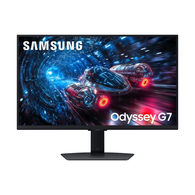 Samsung 27" Odyssey G7 (G70F), 180Hz/360Hz Dual Mode -pelimonitori, musta