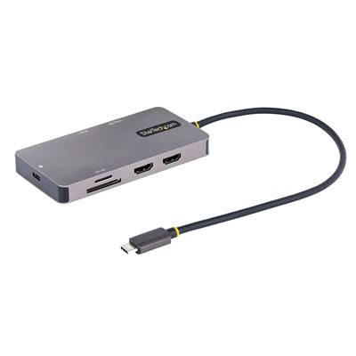 StarTech.com 3.2 Gen USB-C 8-in-1 Multiport -telakka, harmaa