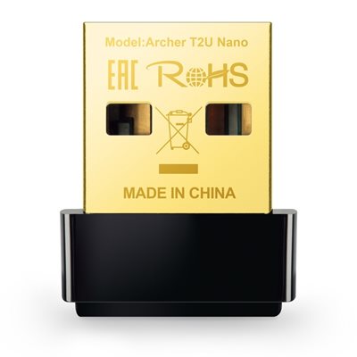 TP-Link Archer T2U Nano, Dual Band AC600 Wi‑Fi 5 -USB-sovitin, musta