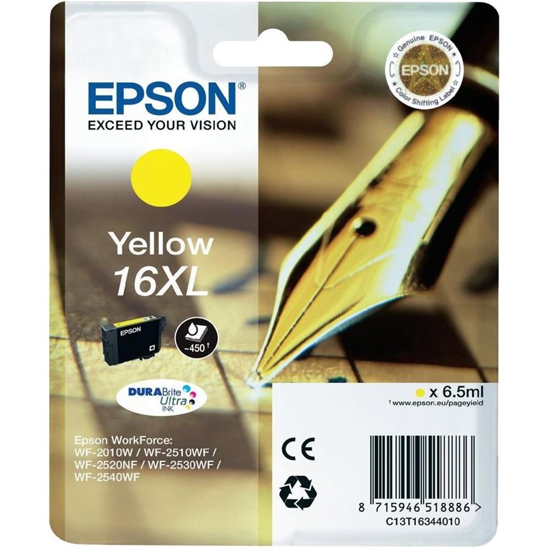 Epson Yellow 16XL DURABrite Ultra Ink