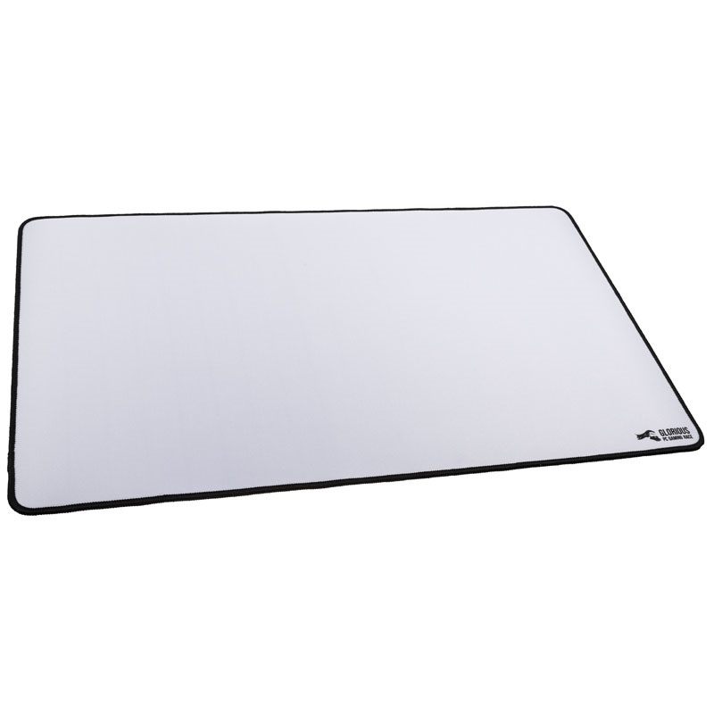 Glorious XL Extended Gaming Mouse Pad - White Edition -pelihiirimatto, valkoinen/musta