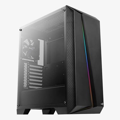 Aerocool Cylon Pro Tempered Glass, ikkunallinen miditornikotelo, musta