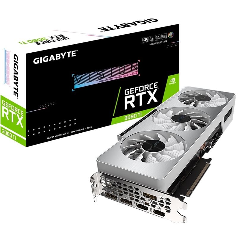 Gigabyte (Outlet) GeForce RTX 3080 Ti VISION OC -näytönohjain, 12GB GDDR6X