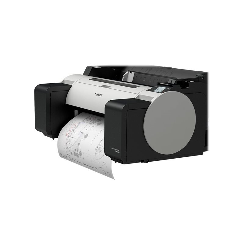 Canon imagePROGRAF TM-200, 24" suurkokotulostin, värimustesuihku, Rulla A1, musta/valkoinen
