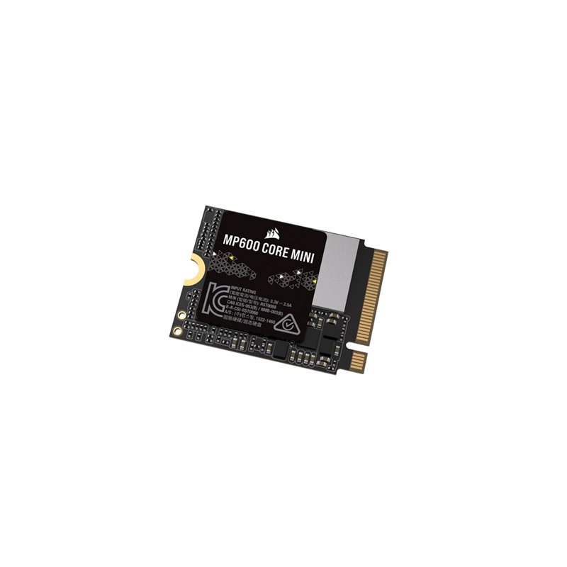 Corsair 1TB MP600 CORE MINI SSD-levy, PCIe Gen4 x4, NVMe 1.4, M.2 2230, 5000/3800 MB/s
