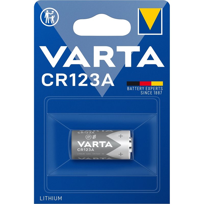 Varta CR123A, Professional Lithium, 1kpl