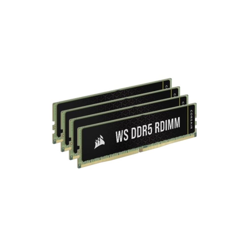 Corsair 64GB (4 x 16GB) WS DDR5 RDIMM, DDR5 6000MHz, CL40, 1.35V