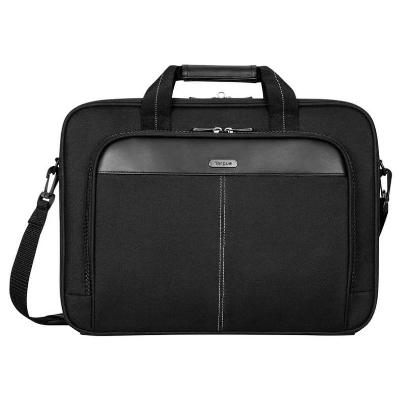 Targus 15.6" Classic Slim Briefcase, kannettavan tietokoneen salkku, musta