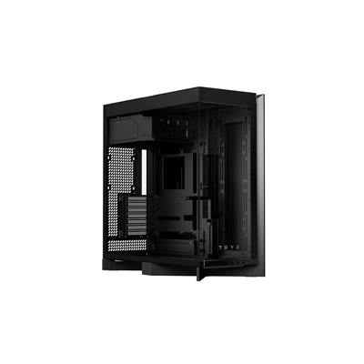 TRYX LUCA L70 Black, ikkunallinen miditornikotelo, musta