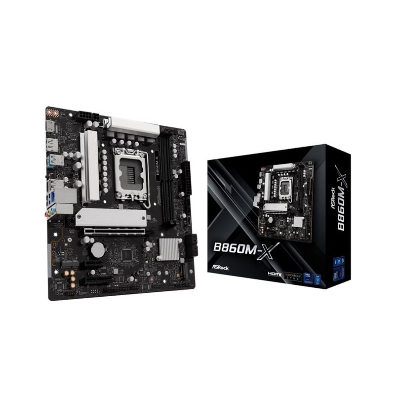 ASRock B860M-X, mATX-emolevy