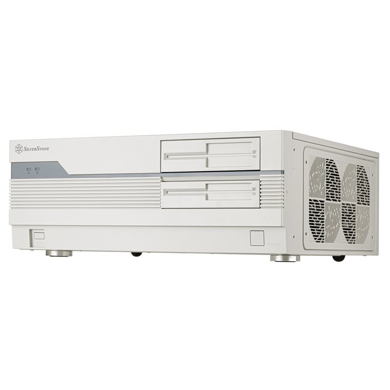 SilverStone FLP01, retro HTPC-kotelo, valkoinen