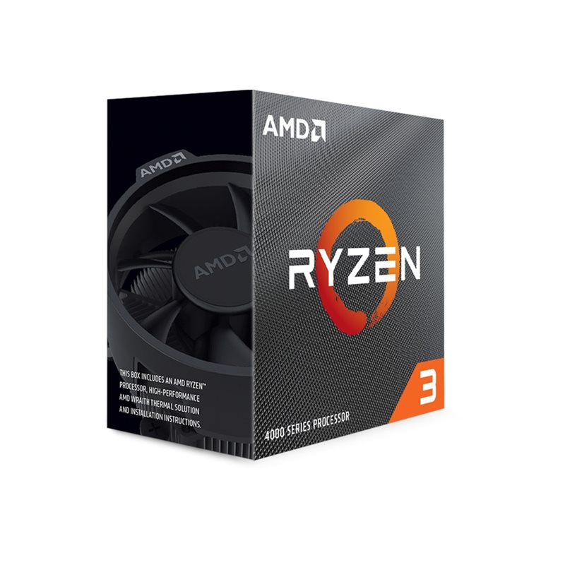 AMD (Outlet) Ryzen 3 4100, AM4, 3.8 GHz, 4-Core, Boxed