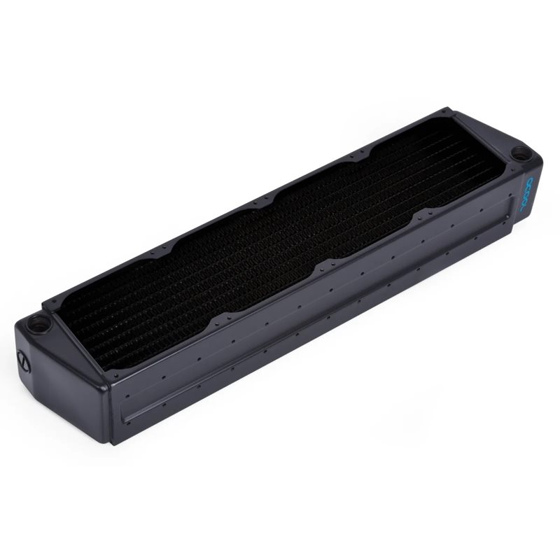 Alphacool NexXxoS HPE-60 Full Copper X-Flow 80mm Quad Radiator -jäähdytin, musta
