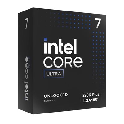 Intel Core Ultra 7 270K Plus, LGA1851, 3.7 GHz, 36MB, Boxed