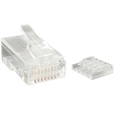 StarTech.com Cat6 RJ-45-liitin monisäikeiselle kaapelille, läpinäkyvä, 50kpl