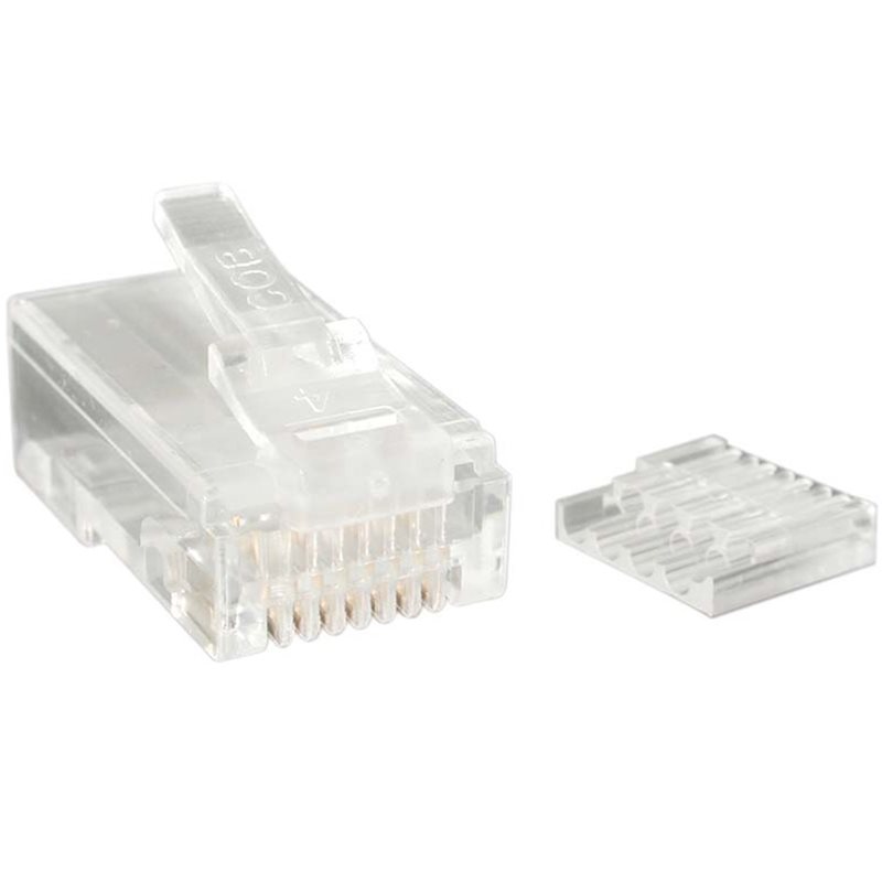 StarTech.com Cat6 RJ-45-liitin monisäikeiselle kaapelille, läpinäkyvä, 50kpl