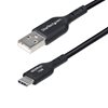StarTech.com 2.0 USB-C -> USB-A -kaapeli, 0,15m, musta