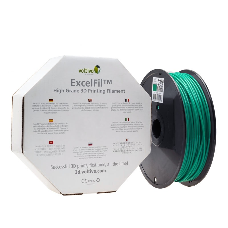 Voltivo ExcelFil 3D tulostuslanka, ABS, 3mm, vihreä