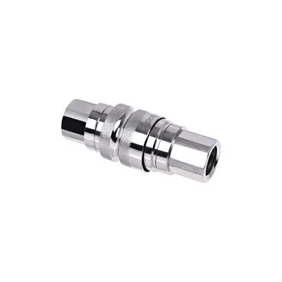 Alphacool Eiszapfen pikaliitin, suora, G1/4, hopea