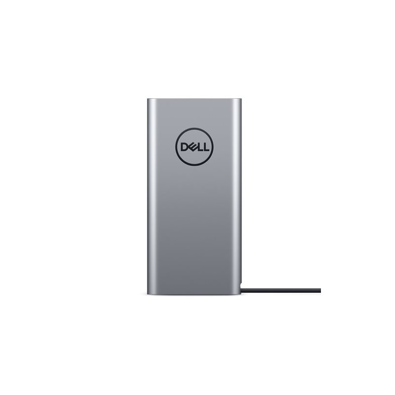 Dell Notebook Power Bank Plus, varavirtalähde, 65Wh, USB-C + USB-A, hopea