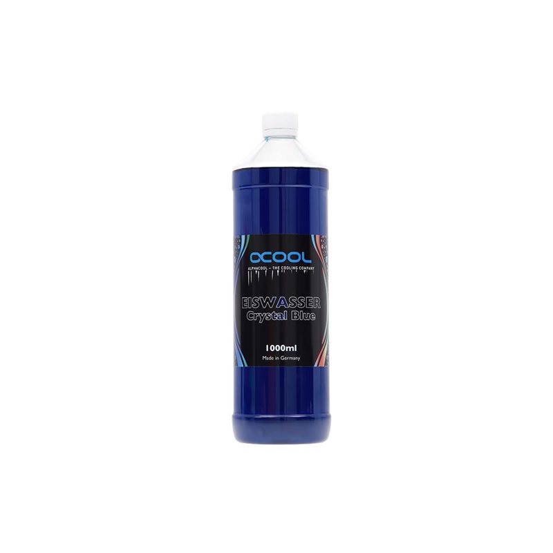 Alphacool Eiswasser Crystal Blue - UV-active -jäähdytysneste, 1000ml, sininen