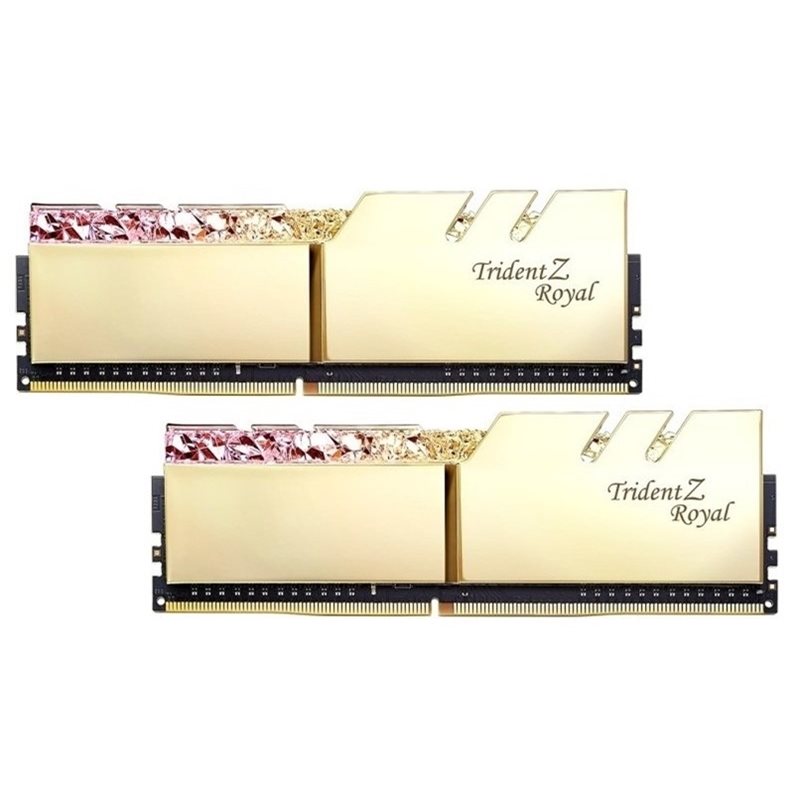 G.Skill 32GB (2 x 16GB) Trident Z Royal, DDR4 3200MHz, CL16, 1.35V, kulta