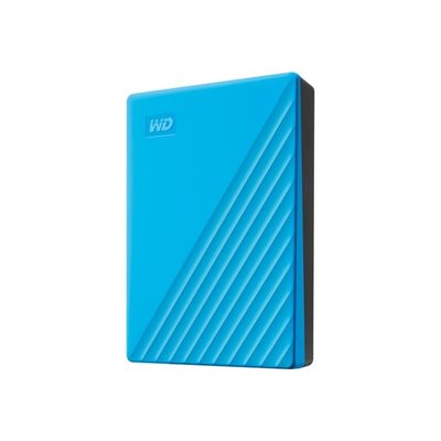 Western Digital 4TB My Passport, ulkoinen 2.5" kiintolevy, USB 3.0, sininen/musta