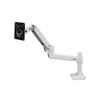 Ergotron ≤34" LX Desk Monitor Arm, -pöytäteline näytölle, valkoinen