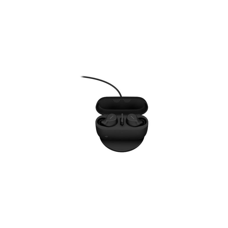 Jabra Evolve2 Buds USB-A MS, langattomalla latausalustalla