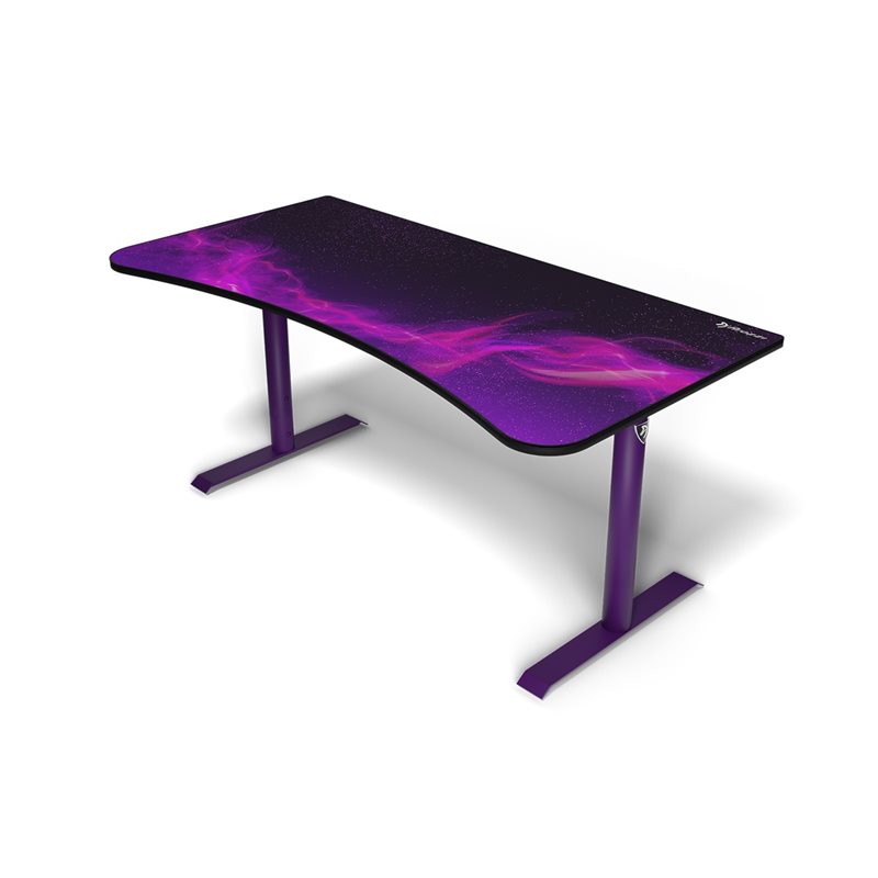 Arozzi Arena Gaming Desk - Deep Purple - Galaxy -pelipöytä, violetti/grafiikka