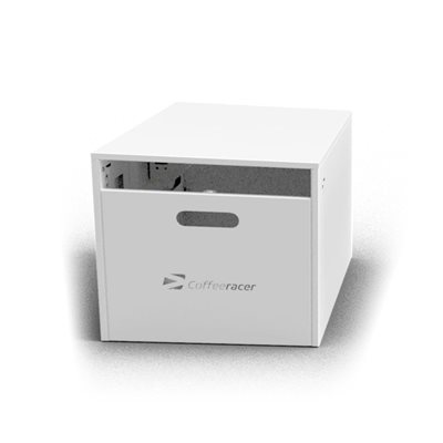 CoffeeRacer Go -kilpaohjaamo, valkoinen