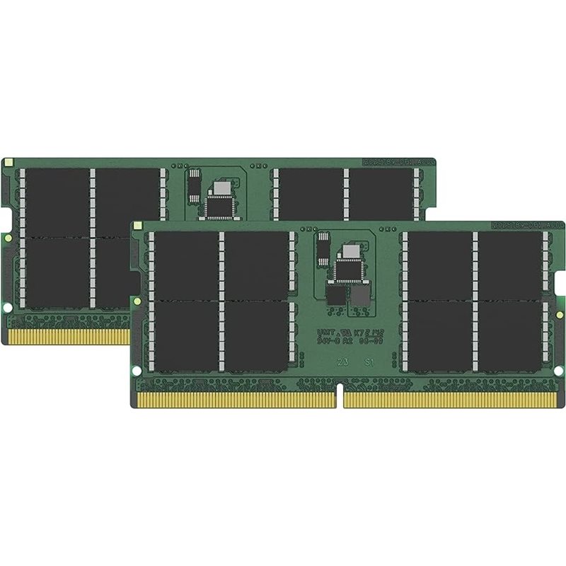 Kingston 64GB (2 x 32GB) DDR5 4800MHz, SO-DIMM, CL40, 1.10V
