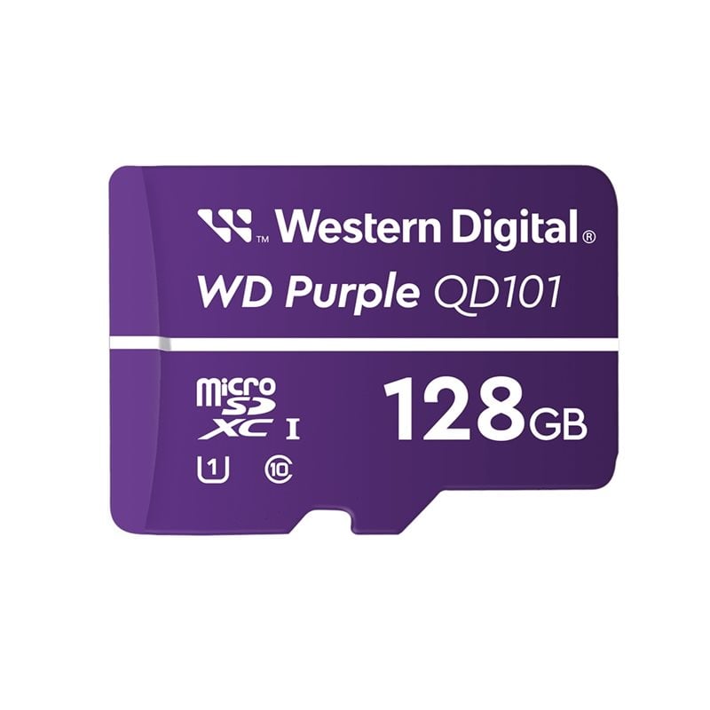 Western Digital 128GB Purple SC Ultra Endurance, microSDXC -muistikortti, UHS-1 U1 C10