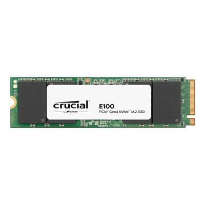 Crucial 1TB E100 PCIe 4.0 x4 NVMe SSD-levy, M.2 2280, 5000/4500 MB/s