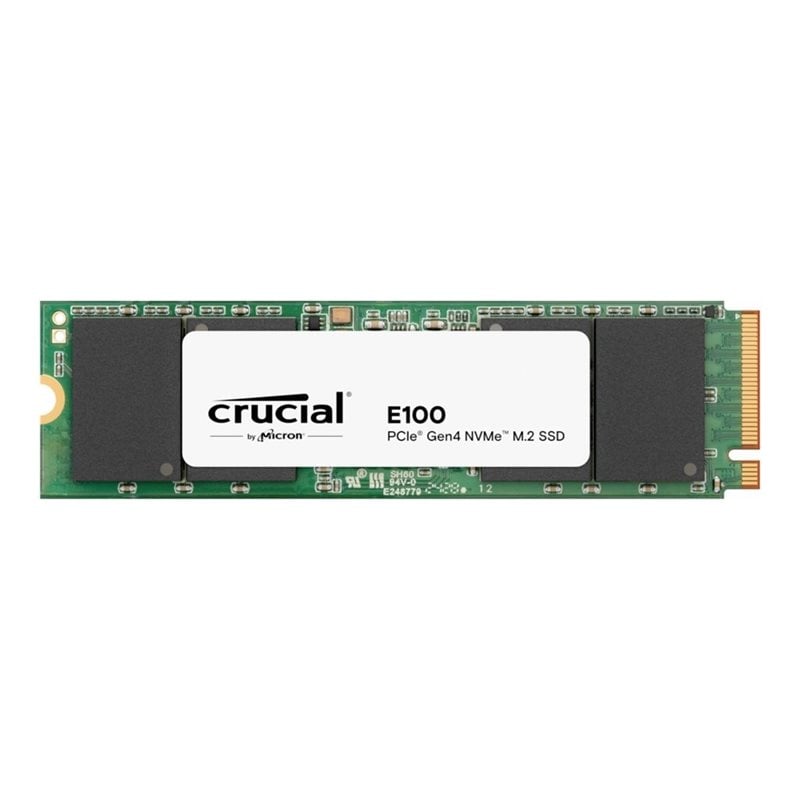 Crucial 1TB E100 PCIe 4.0 x4 NVMe SSD-levy, M.2 2280, 5000/3000 MB/s