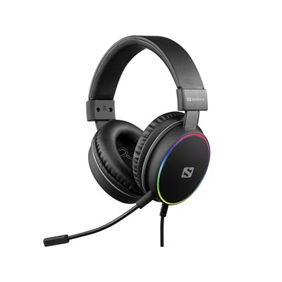 Sandberg HeroBlaster USB-A Headset, musta