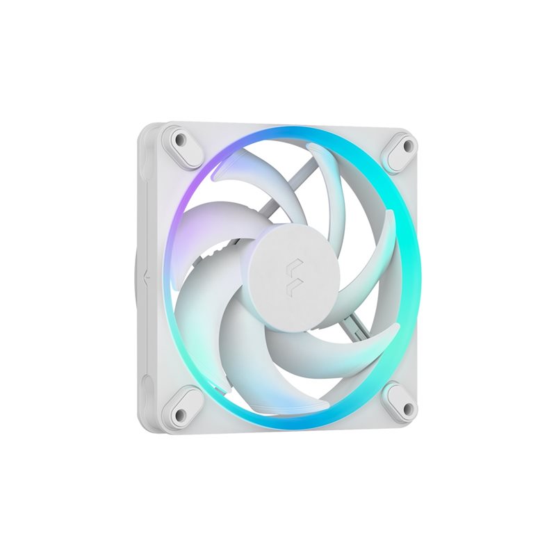 Fractal Design Momentum 12 RGB - White, 120mm PWM-laitetuuletin, valkoinen