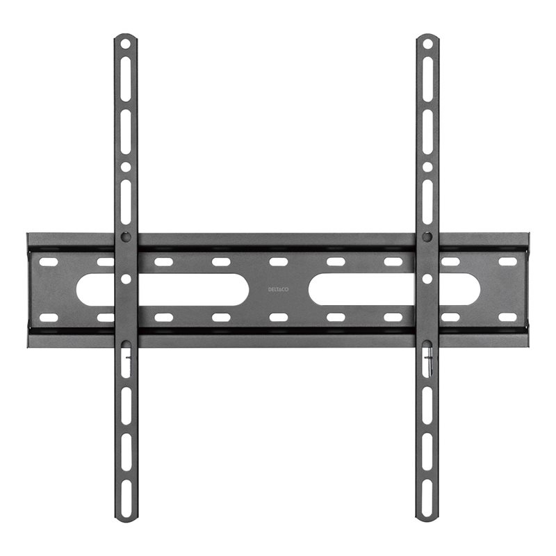 Deltaco 32-70" Wall Mount Fixed, seinäteline näytölle, musta