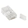 StarTech.com Cat6 RJ-45-liitin yksisäikeiselle kaapelille, läpinäkyvä, 50kpl