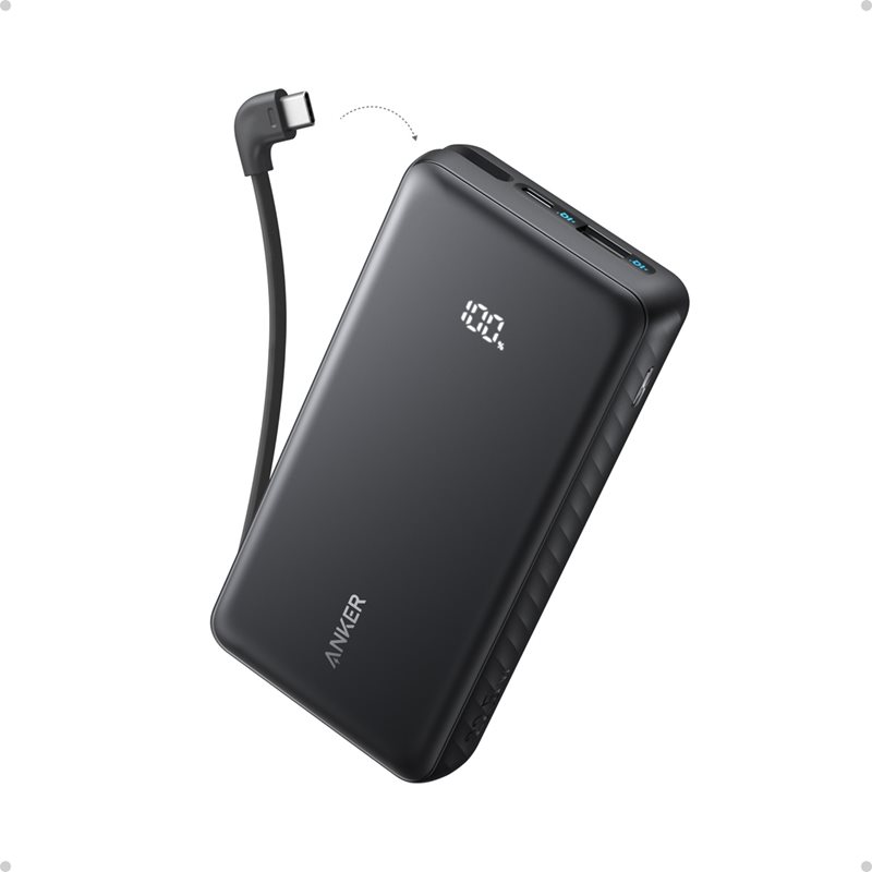 Anker 20000 mAh Zolo Power Bank, varavirtalähde, USB-C, musta