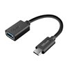 TRUST CALYX USB-C - USB-A adapterikaapeli, musta