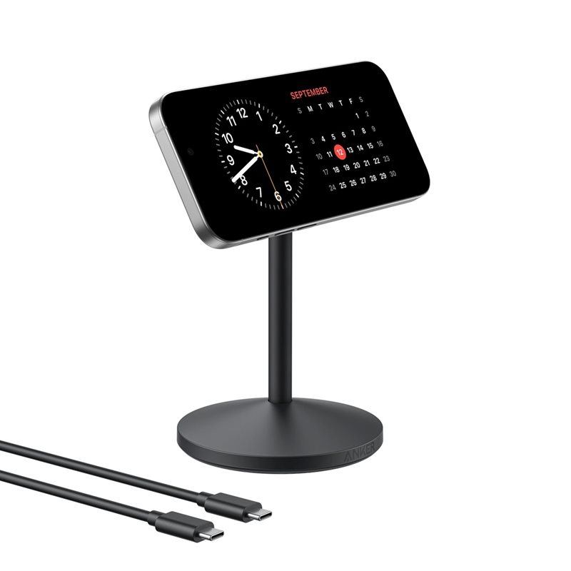 Anker MagGo Wireless Charger, langaton latausteline, musta